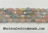 CNG6963 15.5 inches 10*14mm - 12*16mm faceted nuggets morganite beads