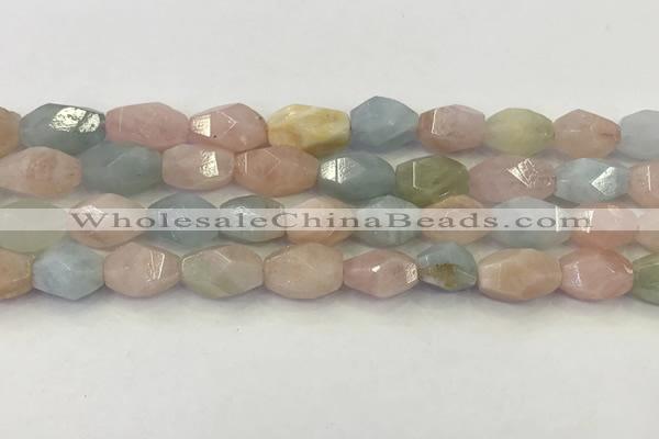 CNG6963 15.5 inches 10*14mm - 12*16mm faceted nuggets morganite beads