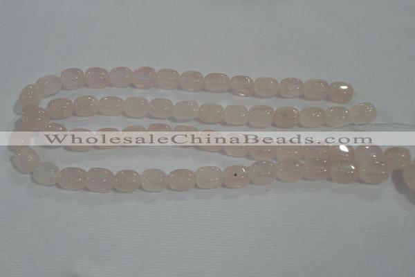 CNG704 15.5 inches 10*14mm nuggets rose quartz beads wholesale