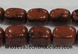 CNG741 15.5 inches 12*16mm nuggets mahogany obsidian beads wholesale