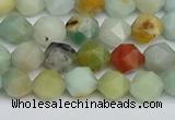 CNG7415 15.5 inches 6mm faceted nuggets amazonite beads