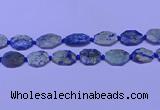 CNG7532 15.5 inches 18*25mm - 25*35mm faceted freeform chrysocolla beads