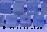 CNG7551 15.5 inches 12*14mm - 14*15mm freeform aquamarine beads