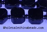 CNG7606 15.5 inches 12*14mm - 15*16mm freeform black tourmaline beads