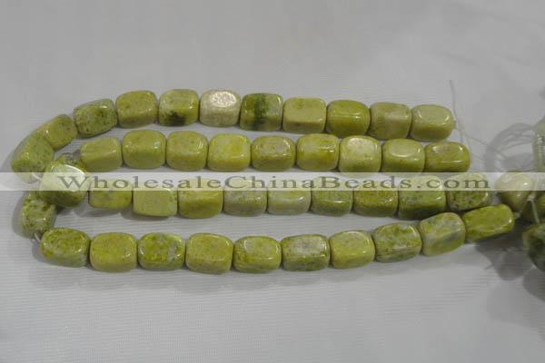 CNG761 15.5 inches 15*20mm nuggets lemon jade beads wholesale