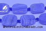 CNG7611 15.5 inches 10*14mm - 12*16mm freeform blue lace agate beads