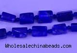 CNG7654 15.5 inches 5*6mm - 6*9mm nuggets lapis lazuli beads