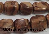 CNG772 15.5 inches 13*18mm nuggets chinese bamboo stone beads wholesale