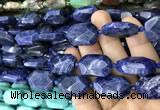 CNG7822 15.5 inches 13*18mm - 18*25mm faceted freeform sodalite beads