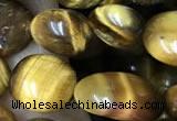 CNG8048 15.5 inches 8*10mm nuggets yellow tiger eye beads