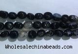 CNG8161 15.5 inches 10*14mm nuggets agate beads wholesale