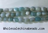 CNG8190 15.5 inches 10*14mm nuggets striped agate beads wholesale