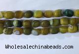 CNG8276 15.5 inches 13*18mm nuggets striped agate beads wholesale