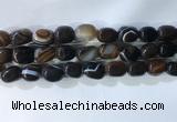 CNG8280 15.5 inches 13*18mm nuggets striped agate beads wholesale