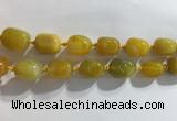 CNG8290 15.5 inches 15*20mm nuggets agate beads wholesale