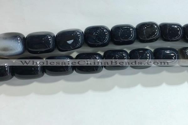 CNG8302 15.5 inches 15*20mm nuggets agate beads wholesale