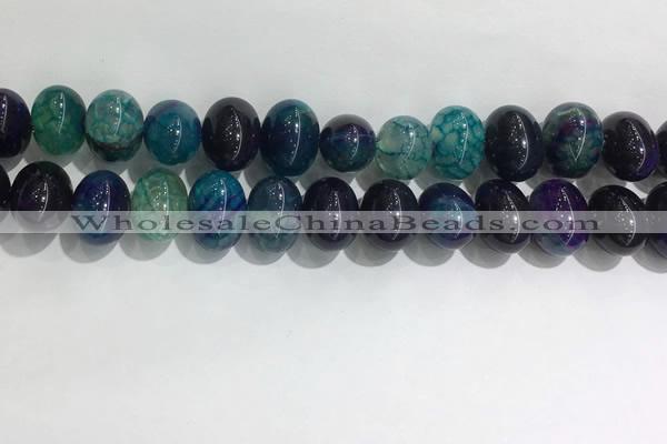 CNG8375 15.5 inches 12*16mm nuggets agate beads wholesale