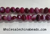 CNG8383 15.5 inches 12*16mm nuggets striped agate beads wholesale