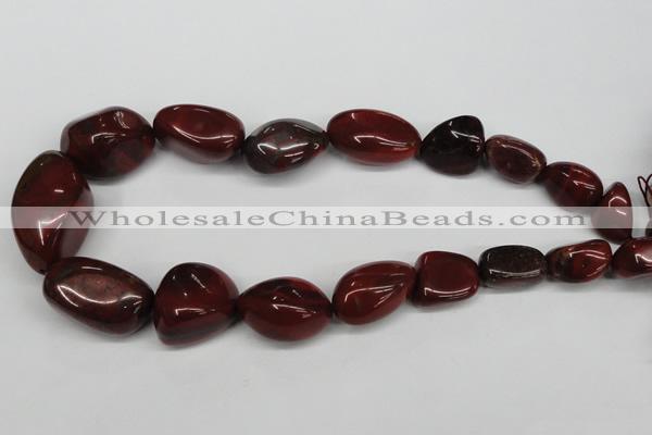 CNG84 15.5 inches 10*16mm - 20*30mm nuggets brecciated jasper beads