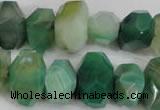 CNG853 15.5 inches 12*18mm – 13*22mm faceted nuggets agate beads