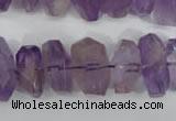 CNG861 15.5 inches 10*14mm – 13*20mm faceted nuggets amethyst beads