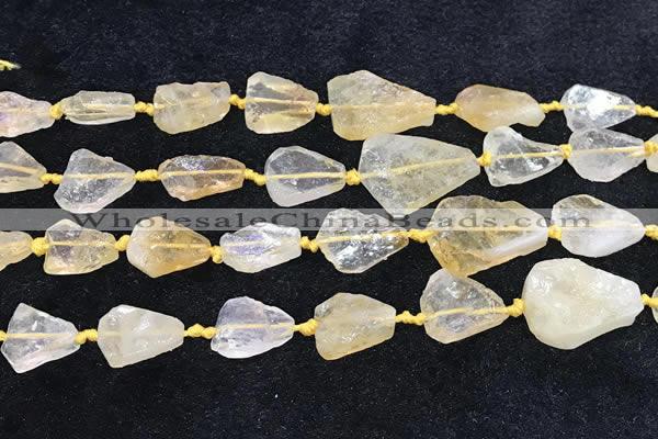 CNG8678 15.5 inches 12*14mm - 20*23mm freeform citrine beads