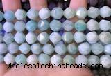 CNG8712 15.5 inches 10mm faceted nuggets amazonite gemstone beads