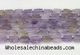 CNG8847 15.5 inches 8*12mm - 10*16mm nuggets matte ametrine beads