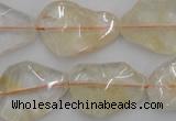 CNG889 15.5 inches 15*20mm – 20*30mm freeform citrine beads