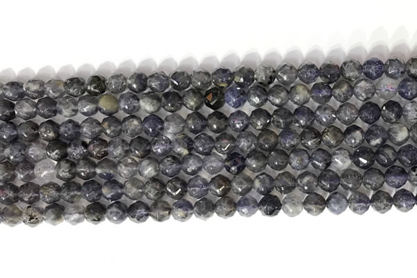 CNG9058 15.5 inches 6mm faceted nuggets iolite gemstone beads