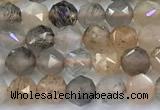 CNG9103 15 inches 4mm faceted nuggets sunstone beads