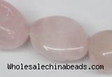 CNG97 15.5 inches 10*18mm - 18*25mm nuggets rose quartz gemstone beads