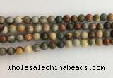 CNI370 15.5 inches 6mm round American picture jasper beads