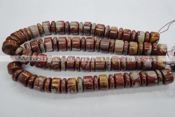 CNJ31 15.5 inches 6*18mm & 12*18mm rondelle noreena jasper beads