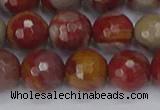 CNJ312 15.5 inches 12mm faceted round noreena jasper beads