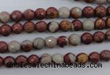 CNJ36 15.5 inches 6mm faceted round noreena jasper beads