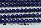 CNL1251 15.5 inches 4mm round natural lapis lazuli beads