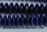 CNL1263 15.5 inches 5*12mm rondelle natural lapis lazuli beads