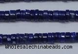 CNL1265 15.5 inches 3*6mm tyre natural lapis lazuli beads