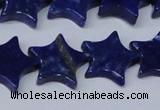 CNL1286 15.5 inches 18mm star natural lapis lazuli beads