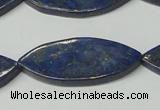 CNL1295 15.5 inches 17*44mm marquise natural lapis lazuli beads