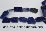 CNL1515 15.5 inches 30*35mm - 35*45mm freeform lapis lazuli beads