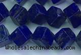 CNL1670 15.5 inches 7*7mm cube lapis lazuli gemstone beads