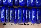 CNL1696 15.5 inches 3*10mm - 4*10mm rondelle lapis lazuli beads