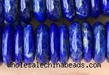 CNL1698 15.5 inches 3*10mm - 4*10mm rondelle lapis lazuli beads