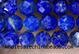 CNL1715 15.5 inches 5mm faceted round lapis lazuli beads