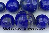 CNL1725 15 inches 4mm - 14mm round lapis lazuli beads