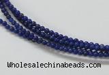 CNL200 15.5 inches 3mm round natural lapis lazuli beads wholesale