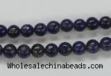 CNL206 15.5 inches 6mm round natural lapis lazuli beads wholesale