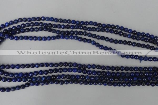 CNL401 15.5 inches 4mm round natural lapis lazuli gemstone beads